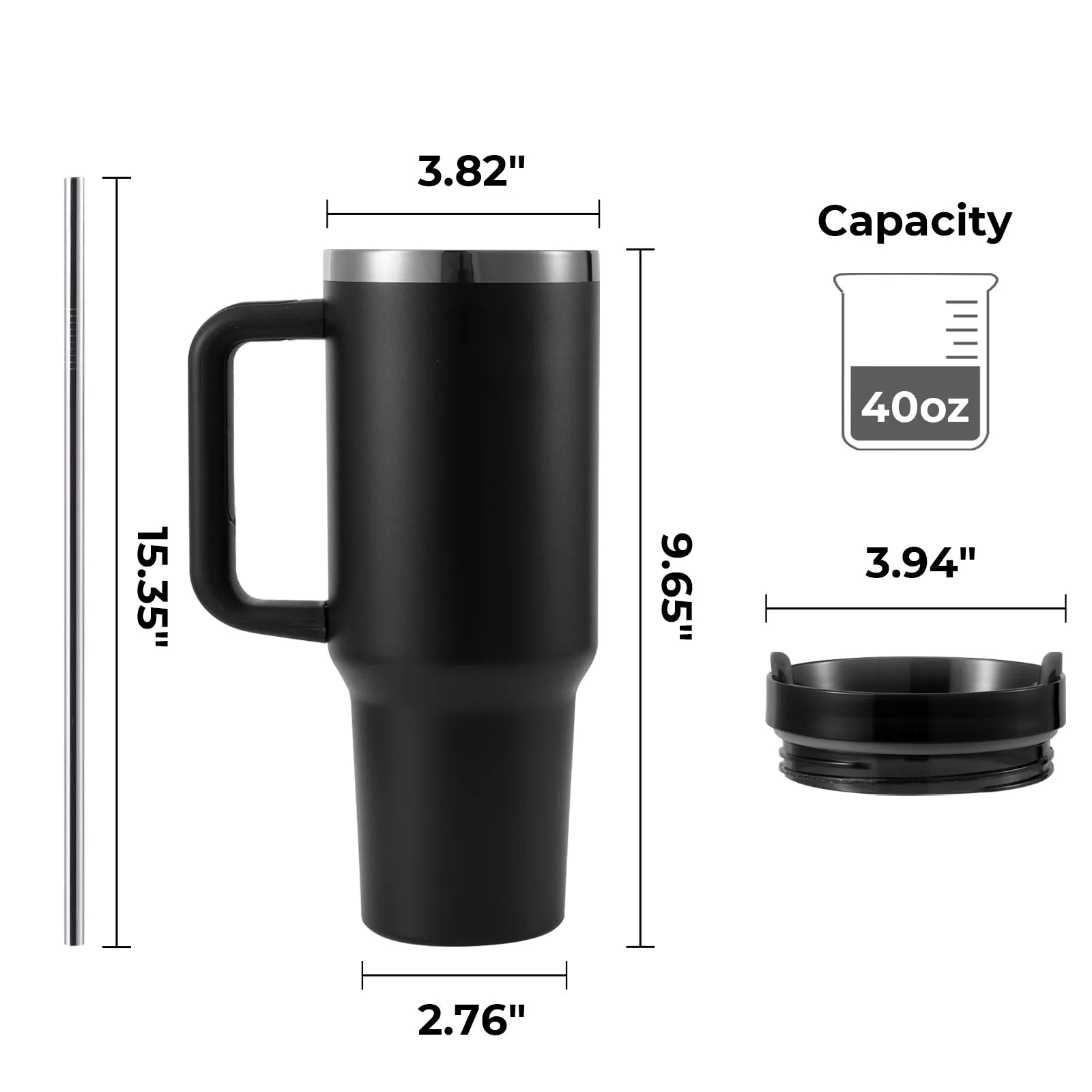 40oz Gold Ring Adventure Travel Tumbler
