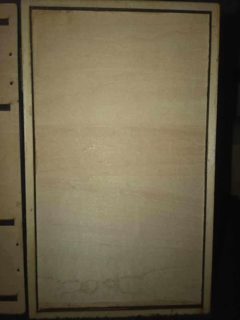 Book style double deck box