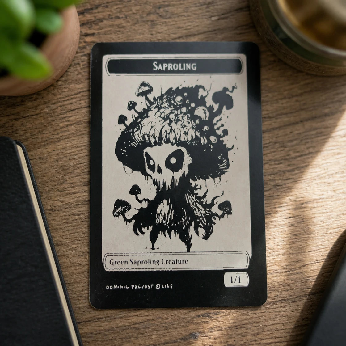 Customizable metal MTG proxies and tokens