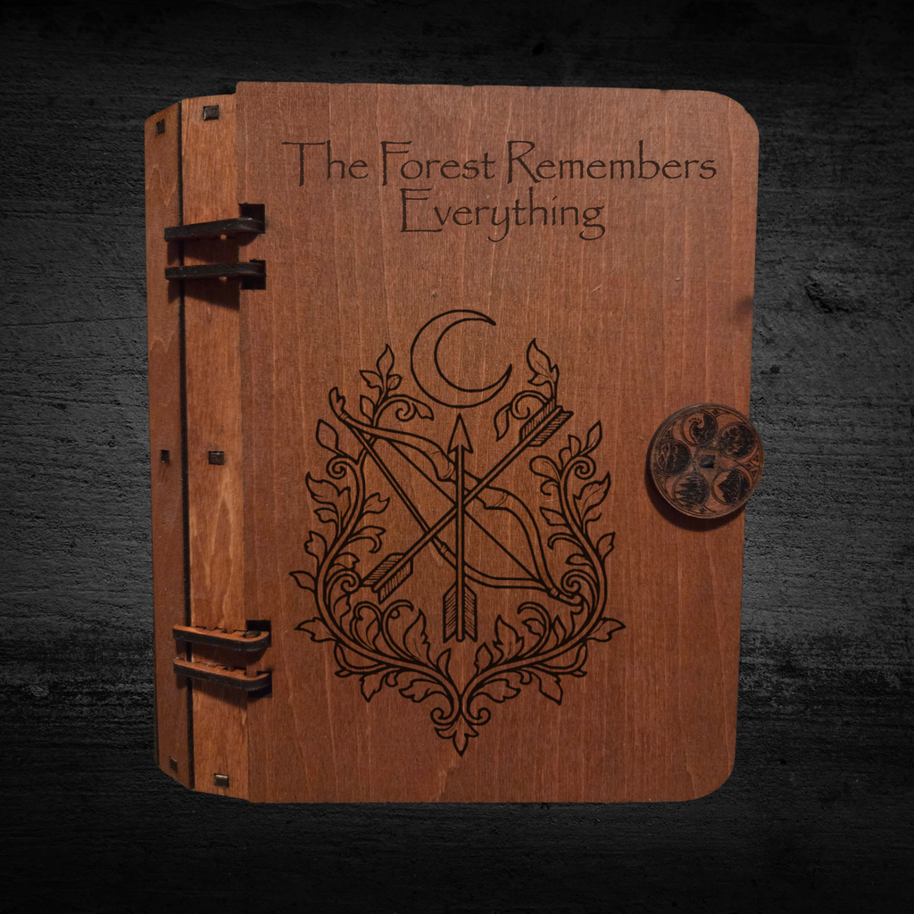 Wooden Hidden Storage Book Decoy Double Commander Deck Box