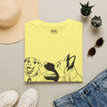 Dog Duo T-Shirt — Playful  Rancor & Ronin Toon Line Art Tee