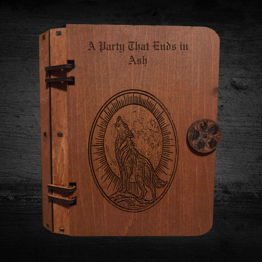 Wooden Hidden Storage Book Decoy Double Commander Deck Box