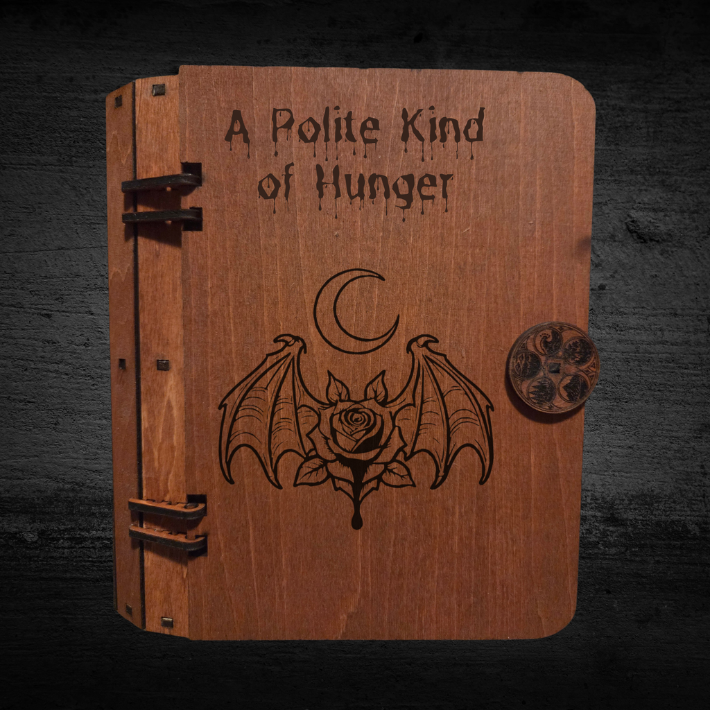 Wooden Hidden Storage Book Decoy Double Commander Deck Box