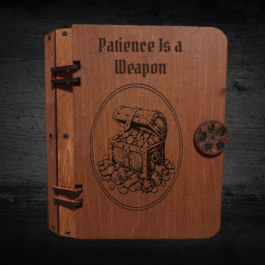 Wooden Hidden Storage Book Decoy Double Commander Deck Box