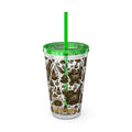 Gremlin Apothecary Mushroom Tumbler With Straw For Herbal Tea Garden Design
