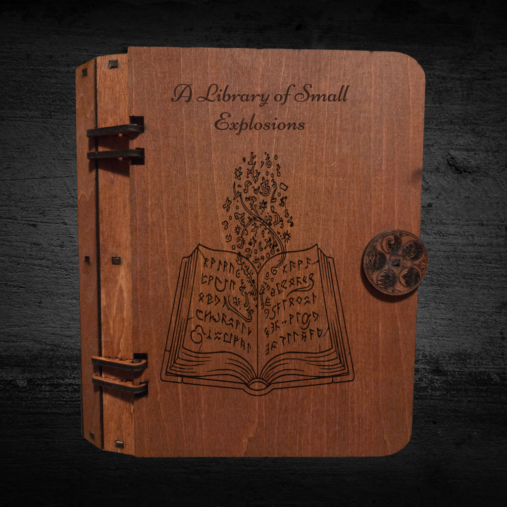 Wooden Hidden Storage Book Decoy Double Commander Deck Box