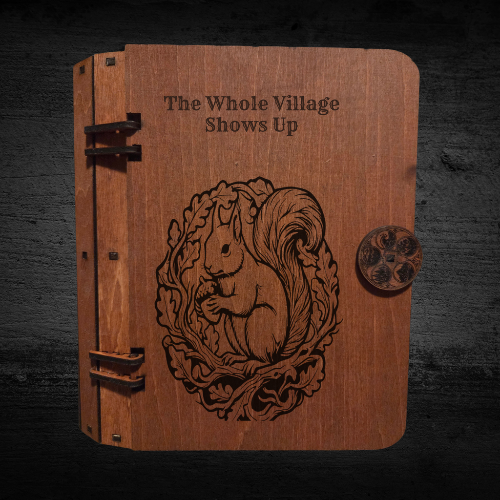 Wooden Hidden Storage Book Decoy Double Commander Deck Box