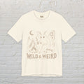 Mothman Camping Shirt | Cryptidcore Weirdcore Folk Horror Tee | Wild and Weird Cryptid Gift