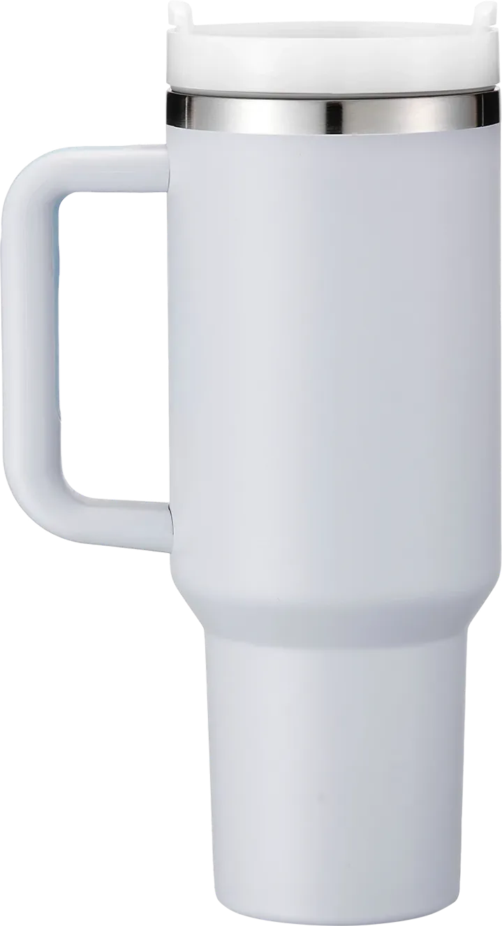 40oz Silver Ring Adventure Travel Tumbler