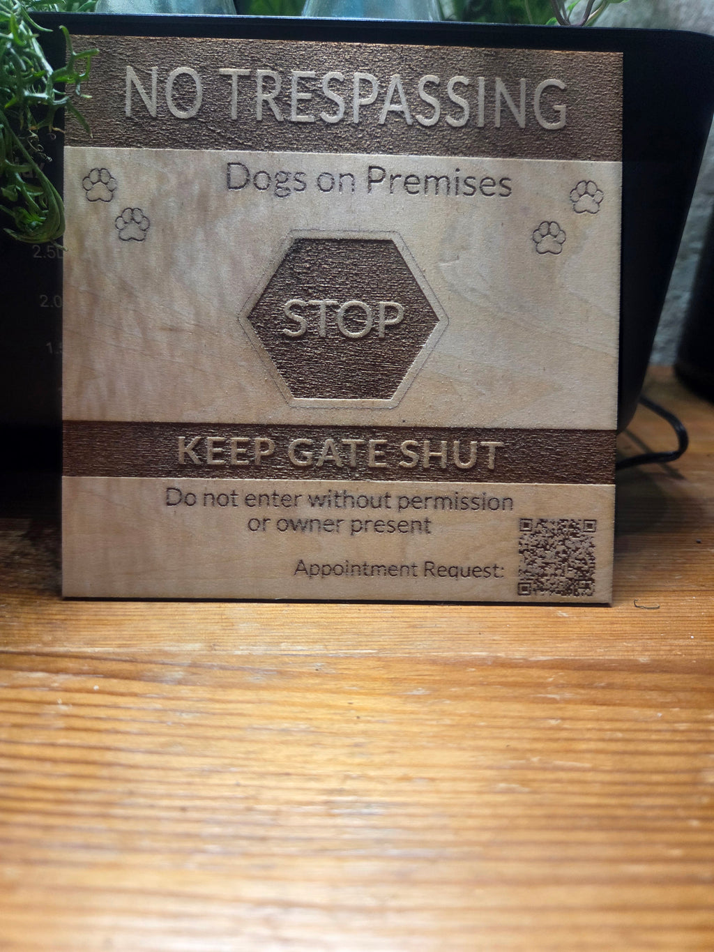 Wooden Sign