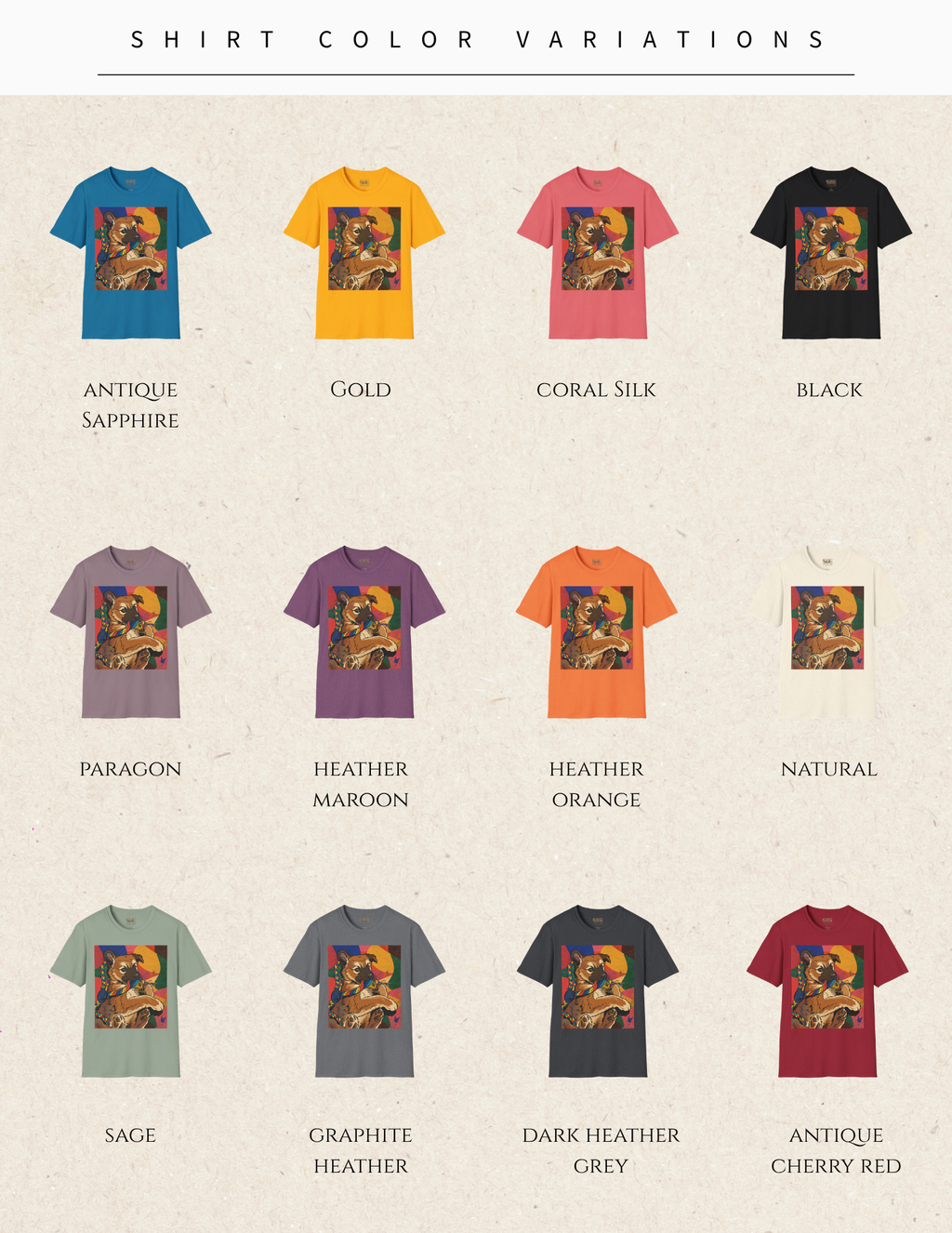 Custom Retro Pop Art Pet Portrait Graphic T Shirt Personalized Gift