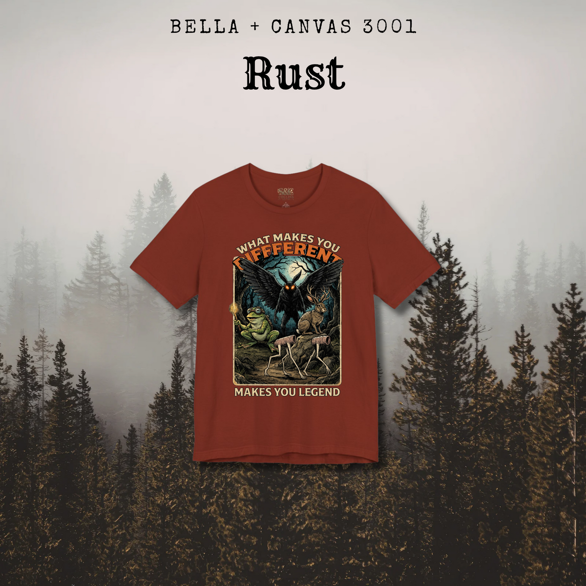 What Makes You Different Makes You a Legend Shirt for Cryptid and Nature Lovers