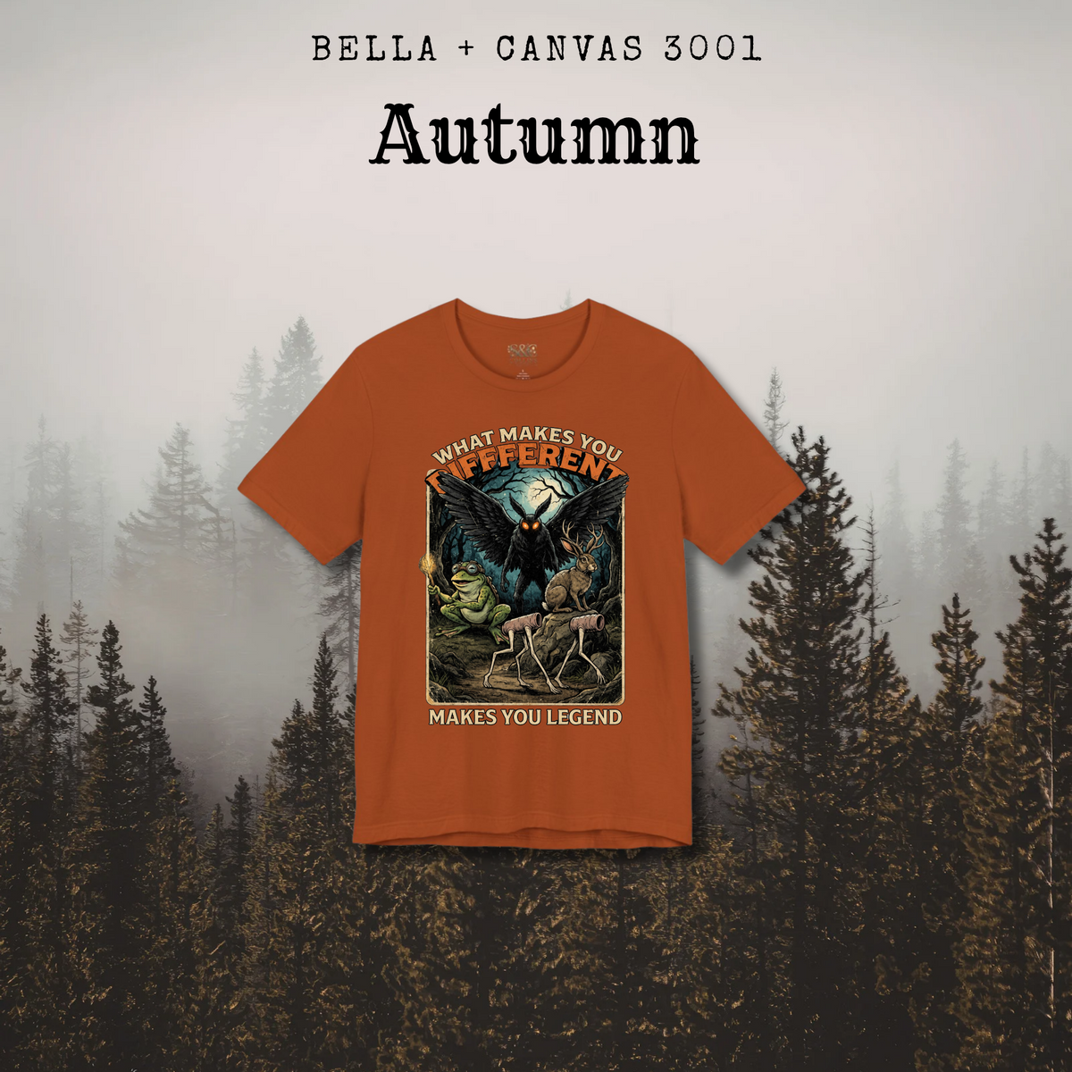 What Makes You Different Makes You a Legend Shirt for Cryptid and Nature Lovers