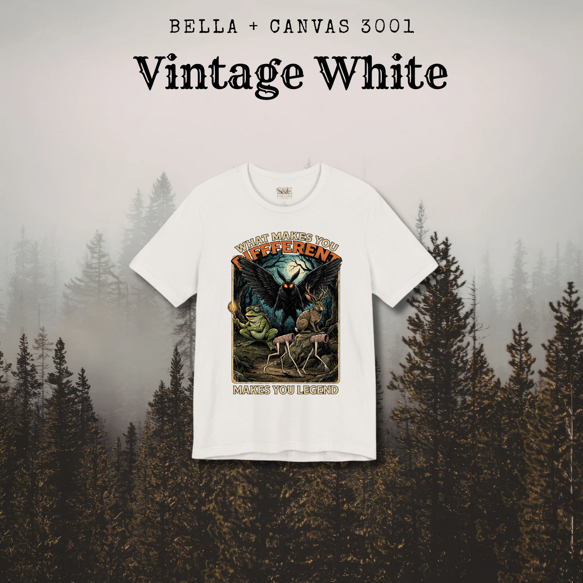 What Makes You Different Makes You a Legend Shirt for Cryptid and Nature Lovers