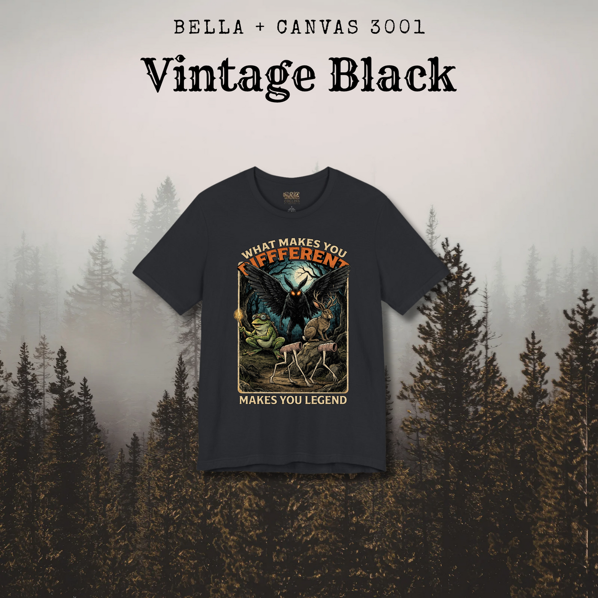 What Makes You Different Makes You a Legend Shirt for Cryptid and Nature Lovers