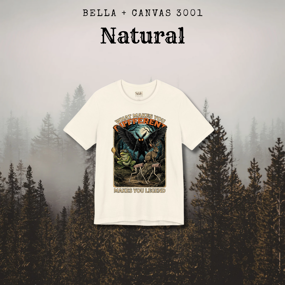 What Makes You Different Makes You a Legend Shirt for Cryptid and Nature Lovers