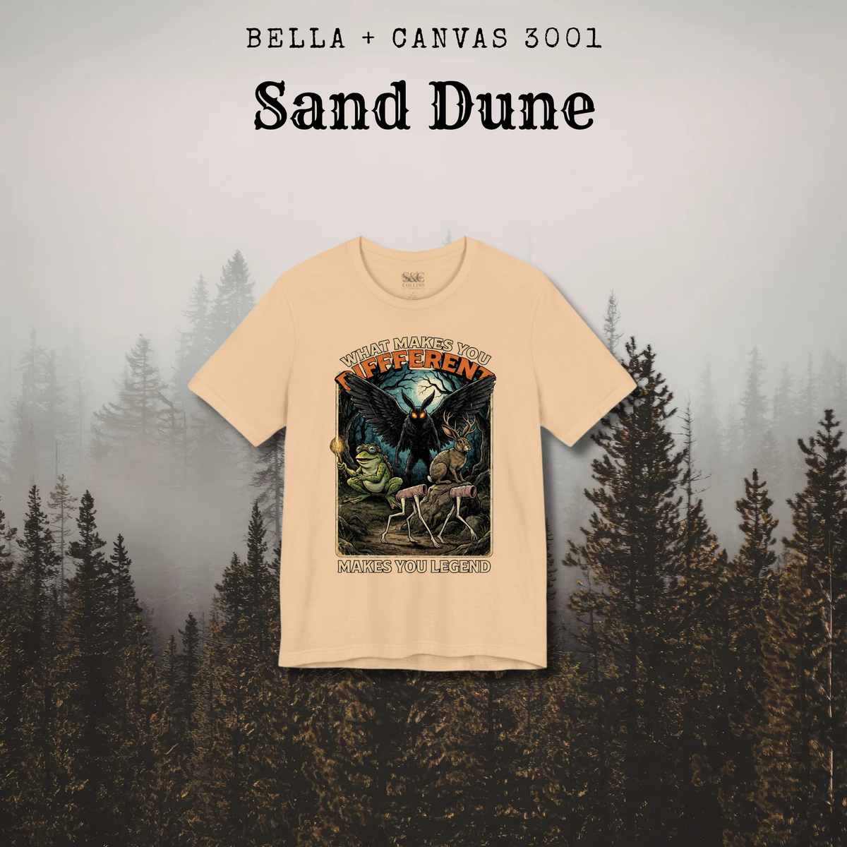 What Makes You Different Makes You a Legend Shirt for Cryptid and Nature Lovers