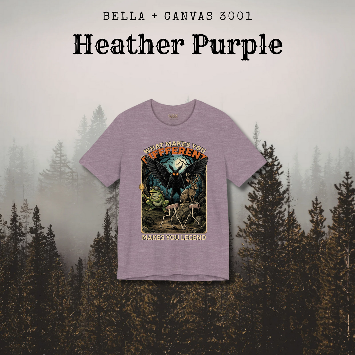 What Makes You Different Makes You a Legend Shirt for Cryptid and Nature Lovers