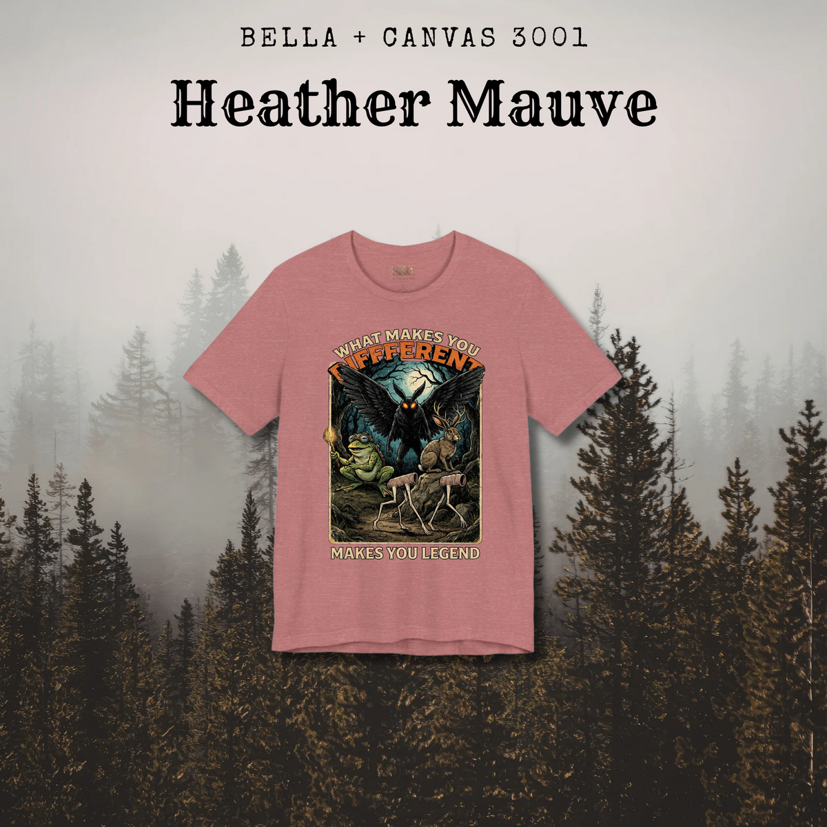 What Makes You Different Makes You a Legend Shirt for Cryptid and Nature Lovers