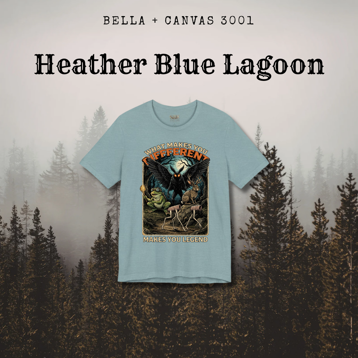 What Makes You Different Makes You a Legend Shirt for Cryptid and Nature Lovers