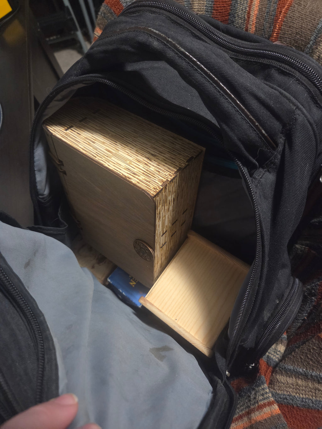 Wooden Hidden Storage Book Decoy Double Commander Deck Box