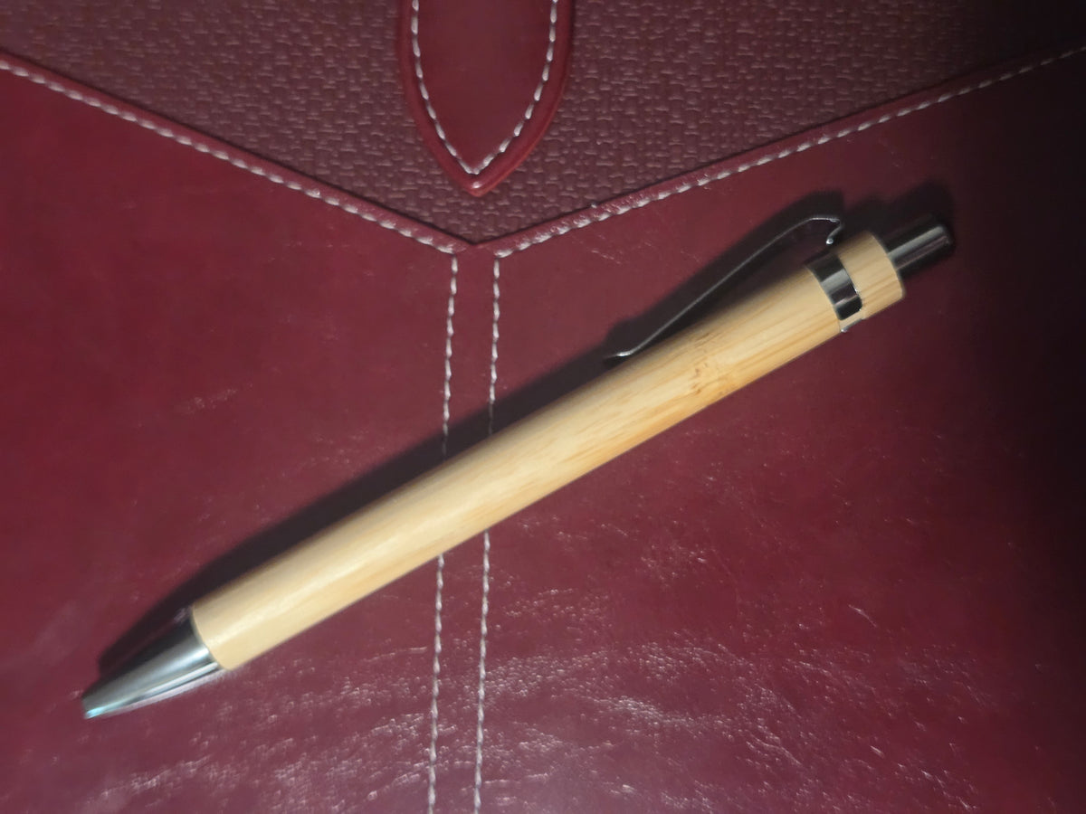 Custom Engraved Bamboo Ballpoint Pens | Graduation Memento | Employee Appreciation