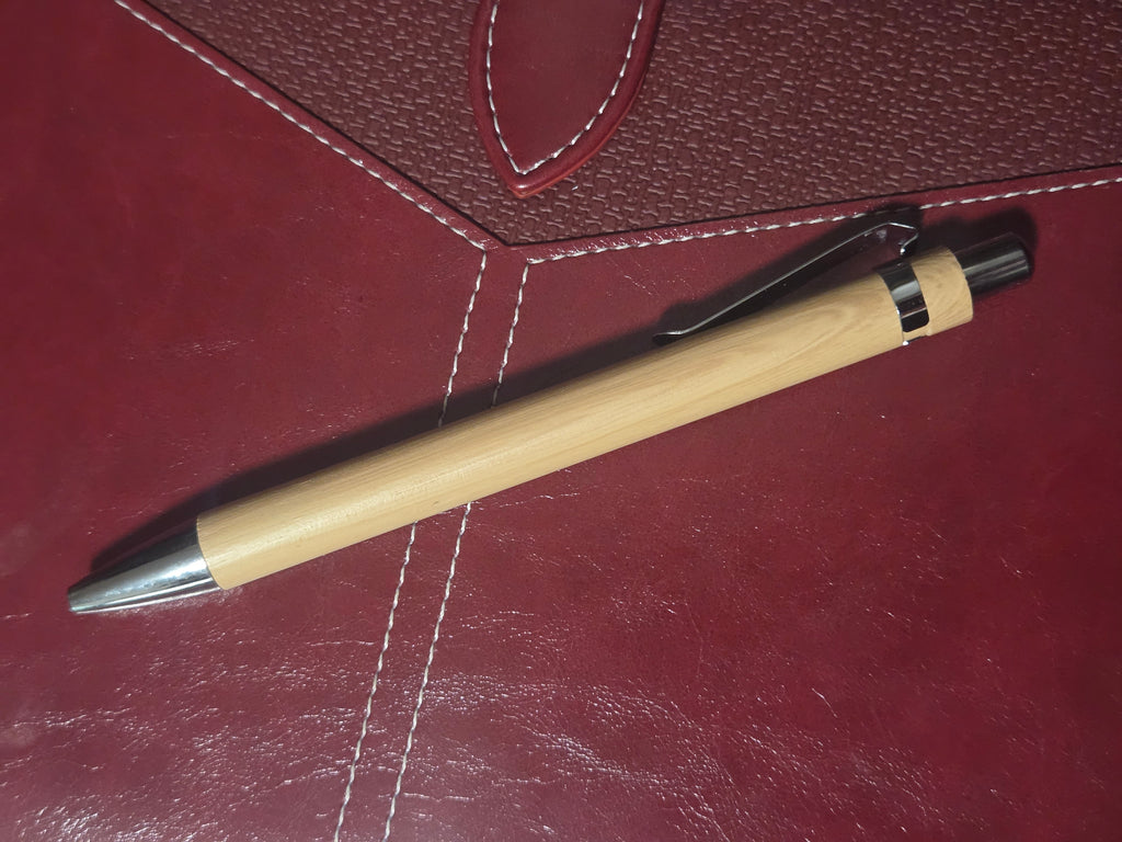 Custom Engraved Bamboo Ballpoint Pens | Graduation Memento | Employee Appreciation