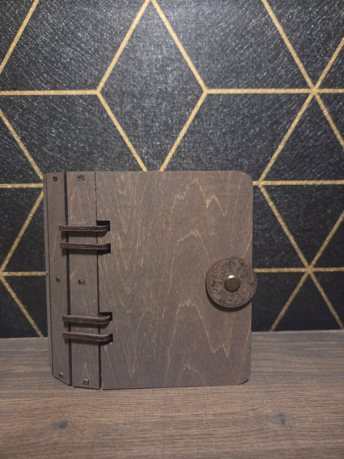 Wooden Hidden Storage Book Decoy Single Commander Deck Box - Fits Double Sleeved Deck