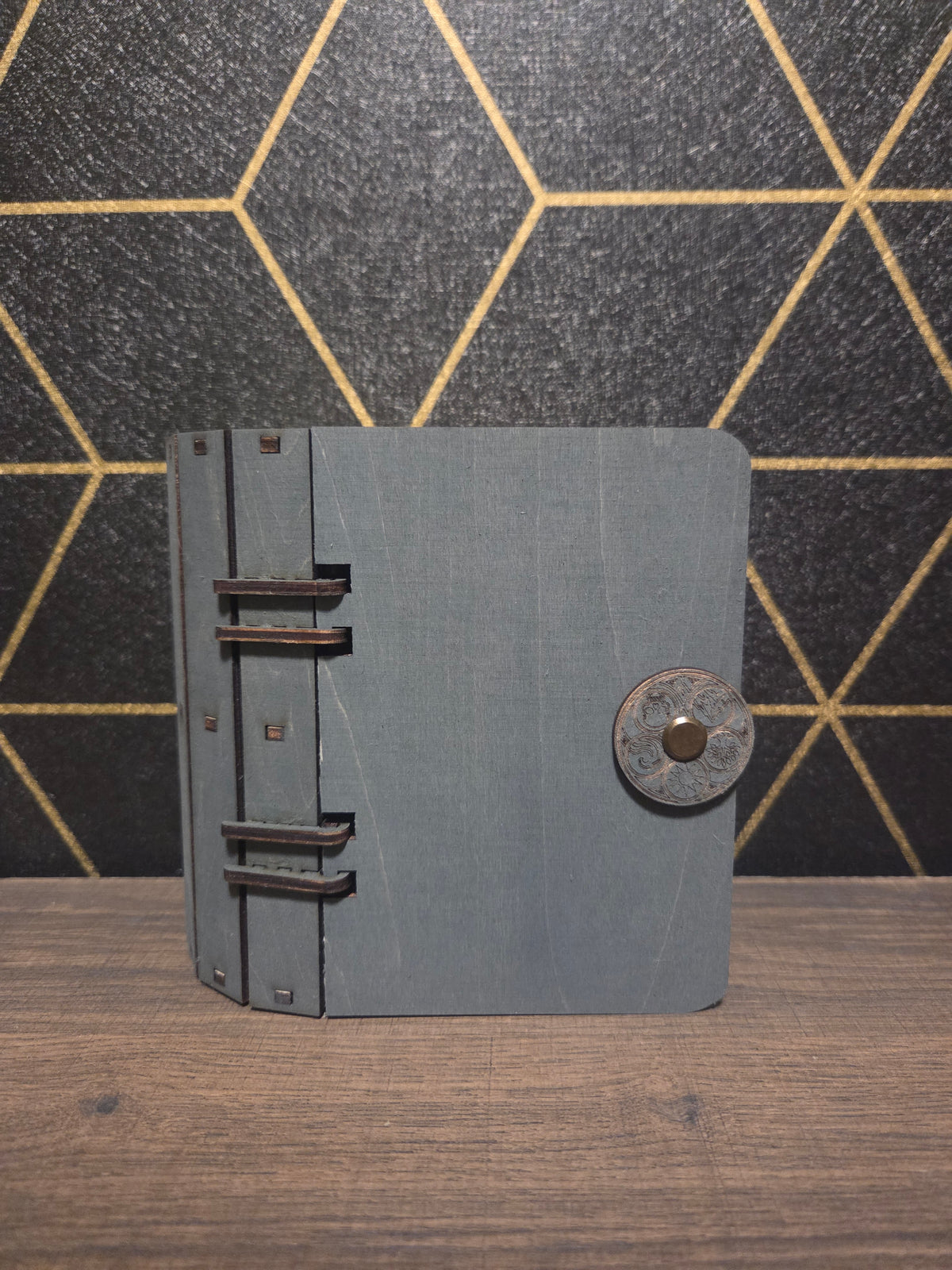 Wooden Hidden Storage Book Decoy Single Commander Deck Box - Fits Double Sleeved Deck