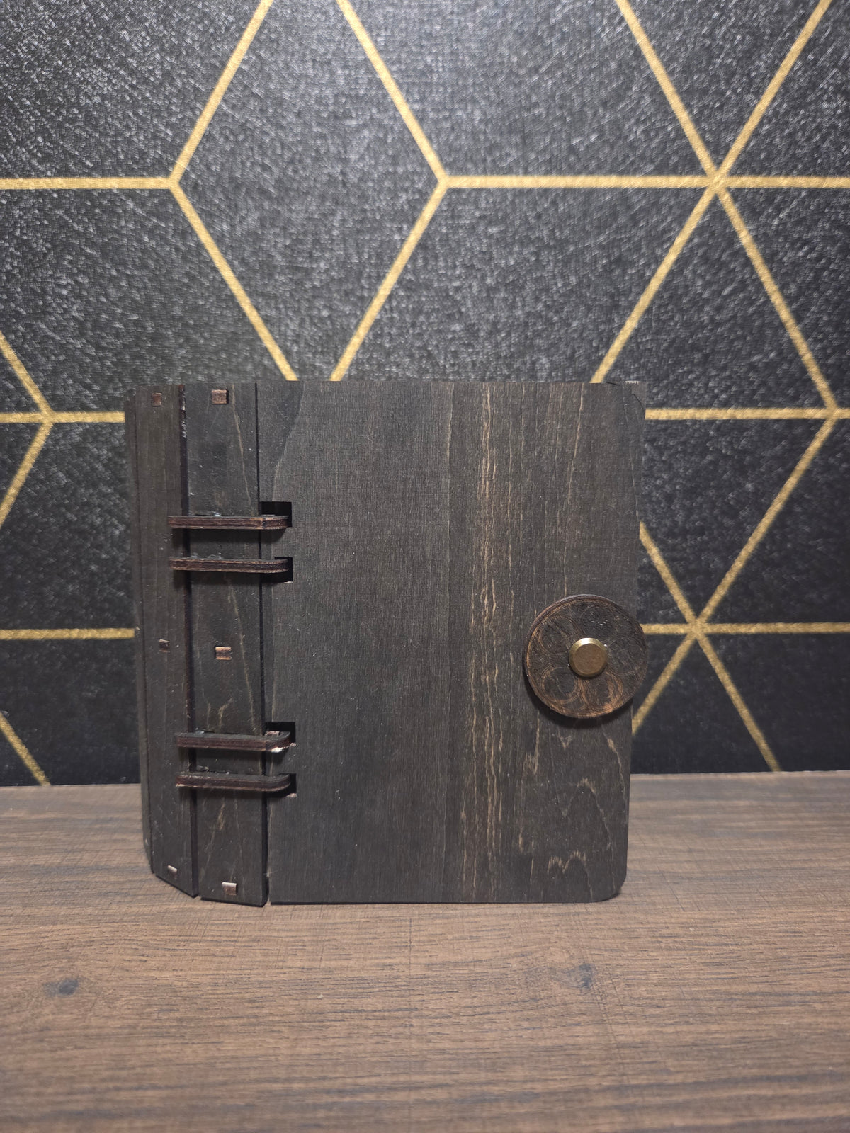 Wooden Hidden Storage Book Decoy Single Commander Deck Box - Fits Double Sleeved Deck