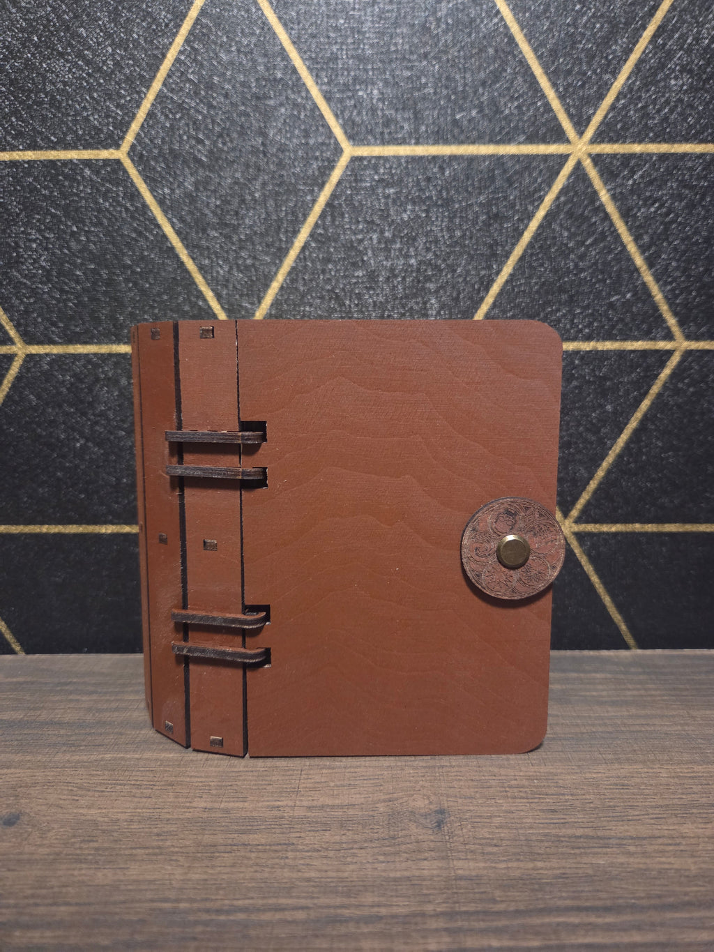 Wooden Hidden Storage Book Decoy Single Commander Deck Box - Fits Double Sleeved Deck