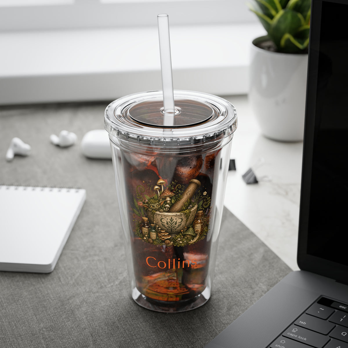 Personalized Pharmacy Tumbler With Name And Title 16 Oz Acrylic Cup With Lid