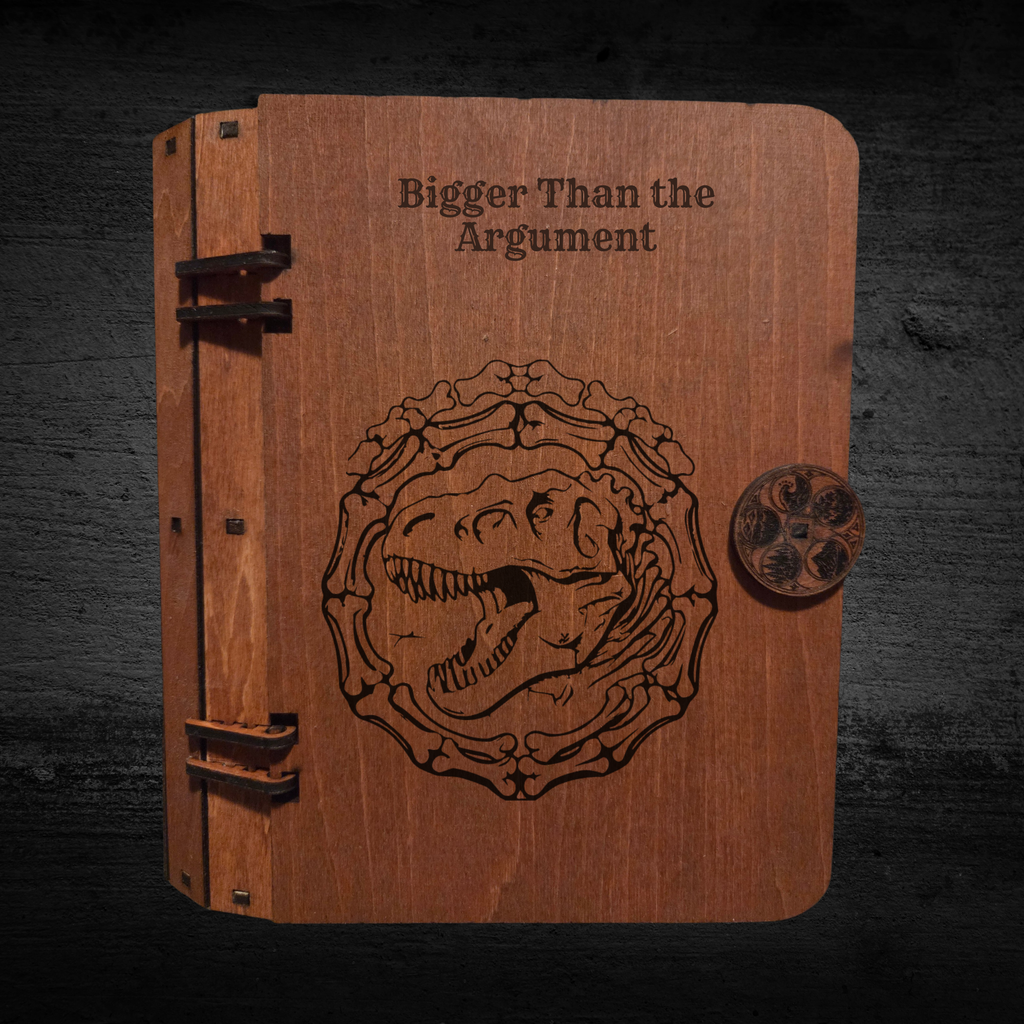 Wooden Hidden Storage Book Decoy Double Commander Deck Box