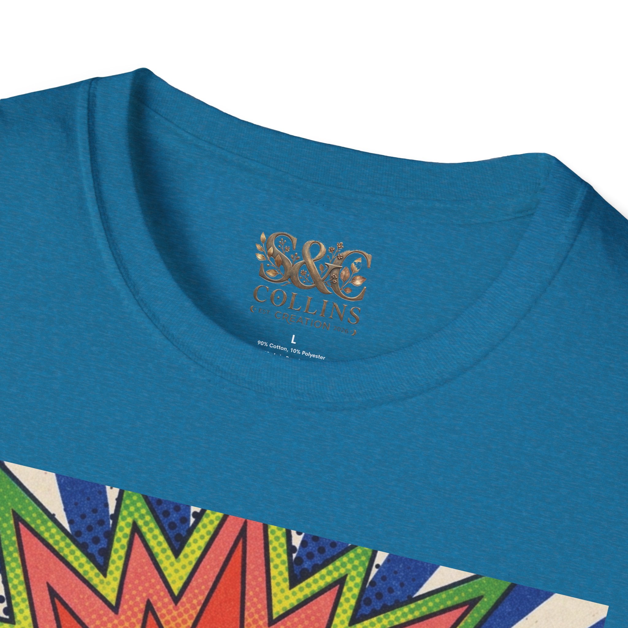 Retro Pop Art Dog T-Shirt — Colorful Ronin Puppy Graphic Tee