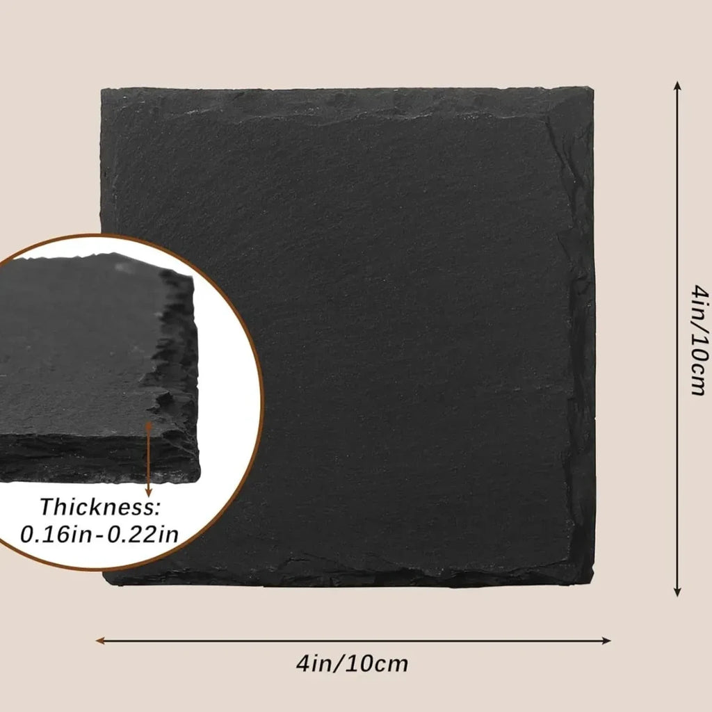 Slate coasters