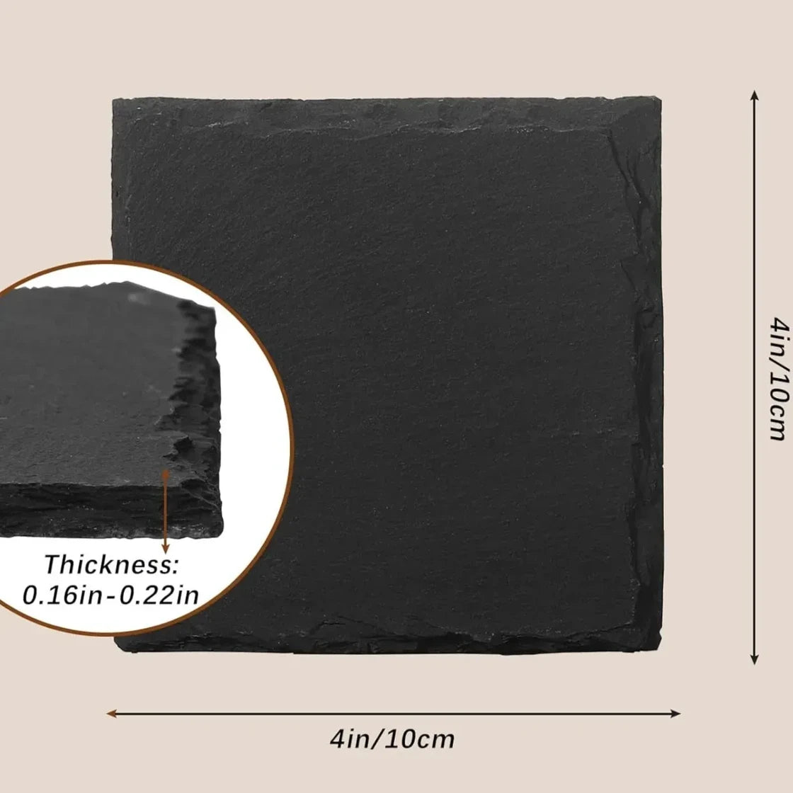 Slate coasters