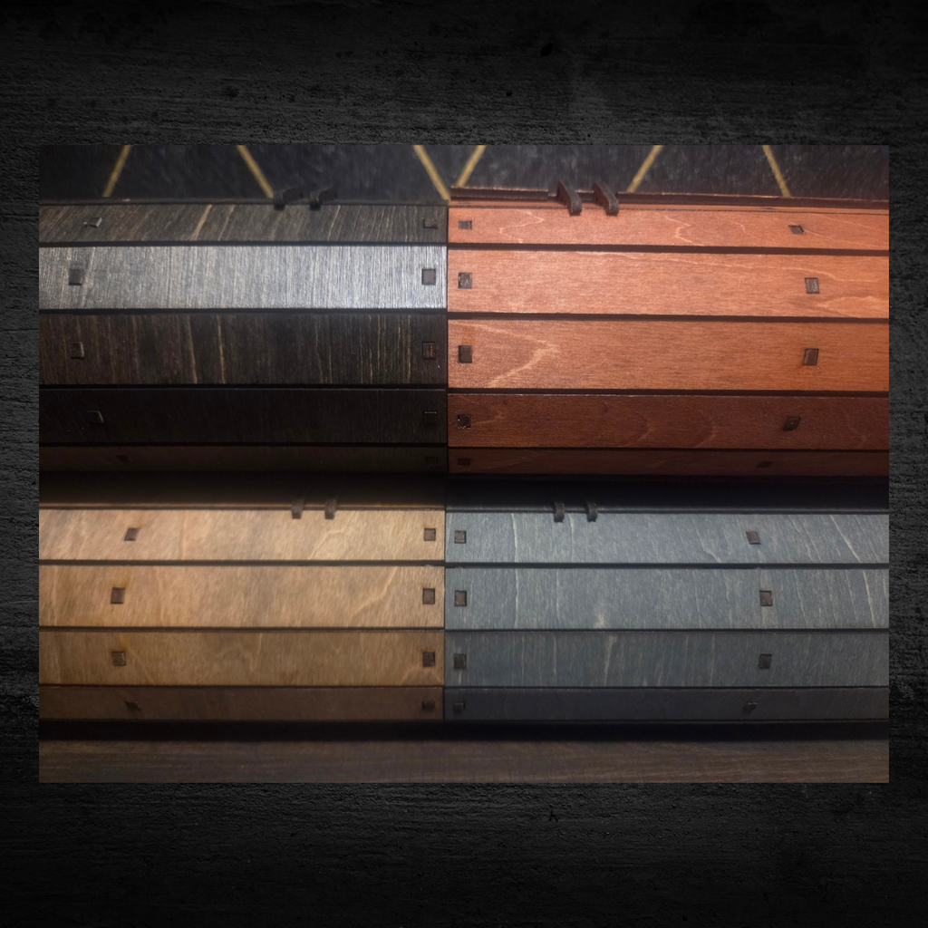 Wooden Hidden Storage Book Decoy Double Commander Deck Box