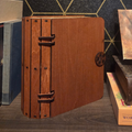 Wooden Hidden Storage Book Decoy Double Commander Deck Box