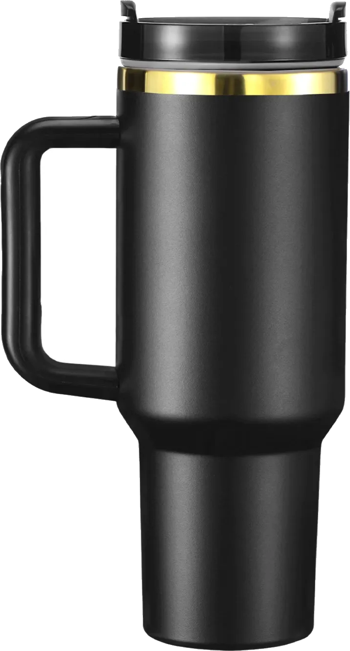 40oz Gold Ring Adventure Travel Tumbler