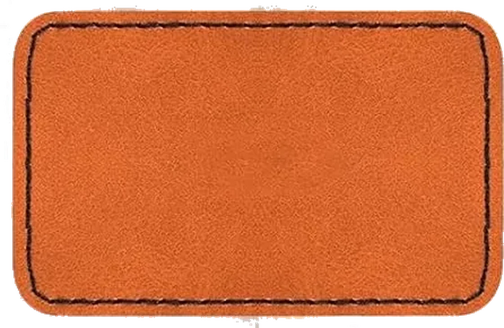 Custom Engraved Adhesive Faux Leather Patch