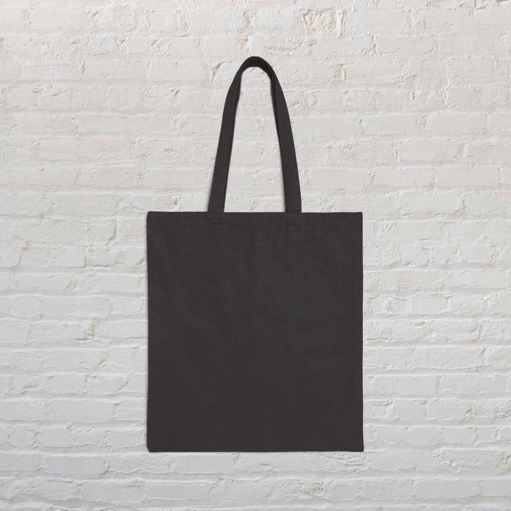 Canvas Tote Bag — Cozy Autumn Candle & Wheat Floral Design (Still)