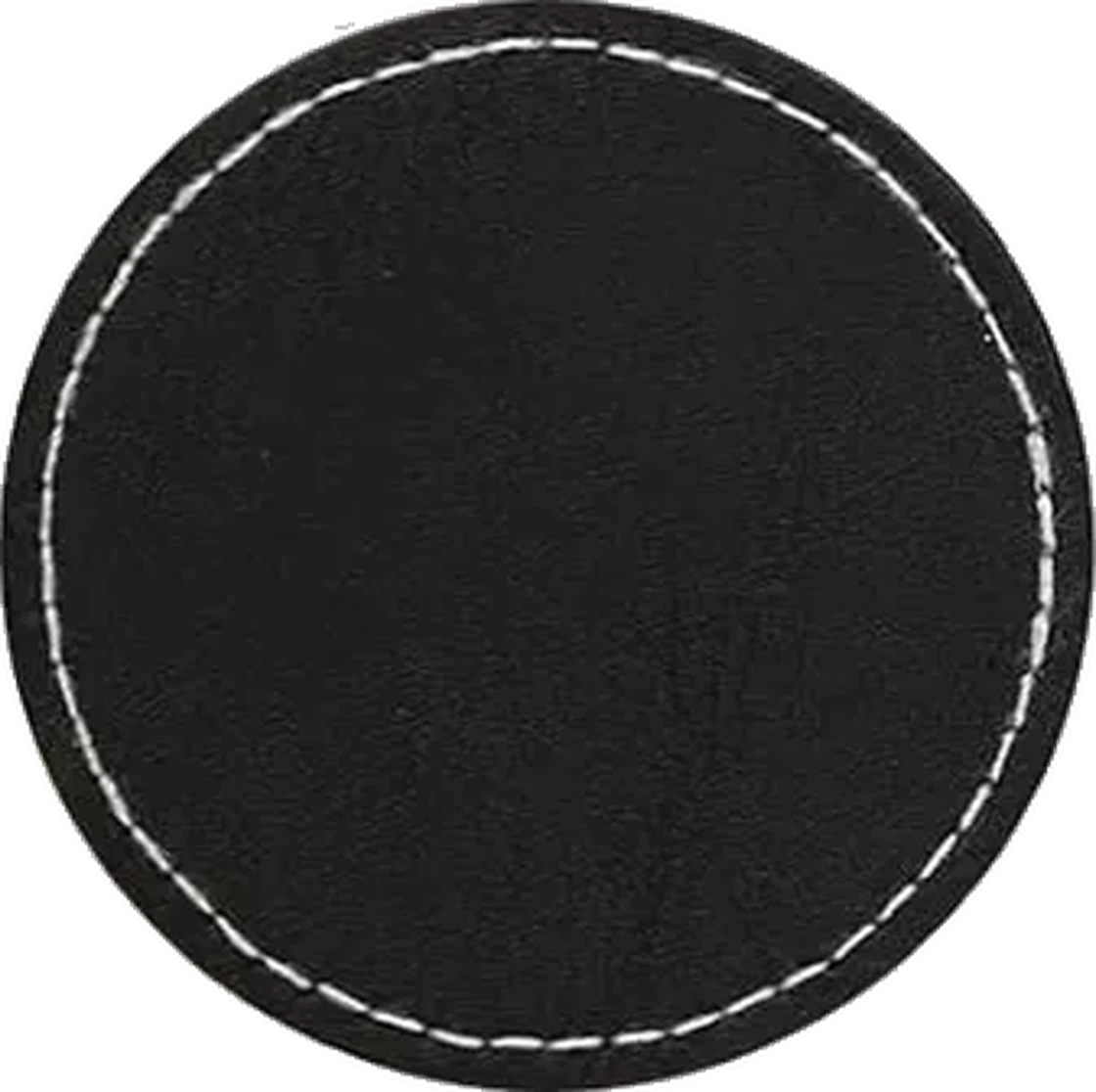 Customizable Black to Silver iron-on adhesive faux leather patches