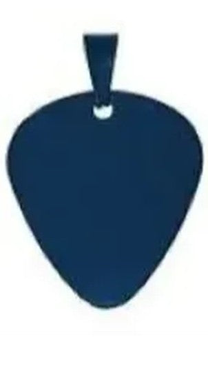 Customizable guitar pick pendant