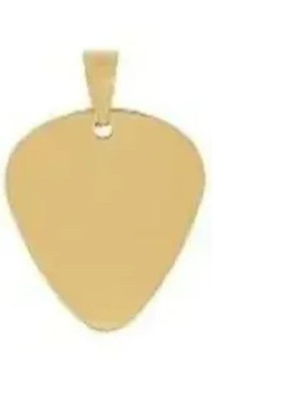 Customizable guitar pick pendant