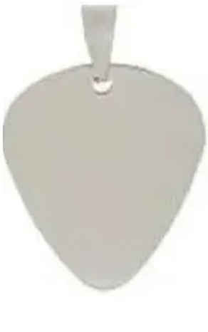 Customizable guitar pick pendant