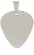Customizable guitar pick pendant