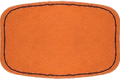 Customizable iron-on adhesive faux leather patches