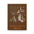 Gardening Journal — Herbalist Botanical Hardcover Notebook "Herbal Vogue"