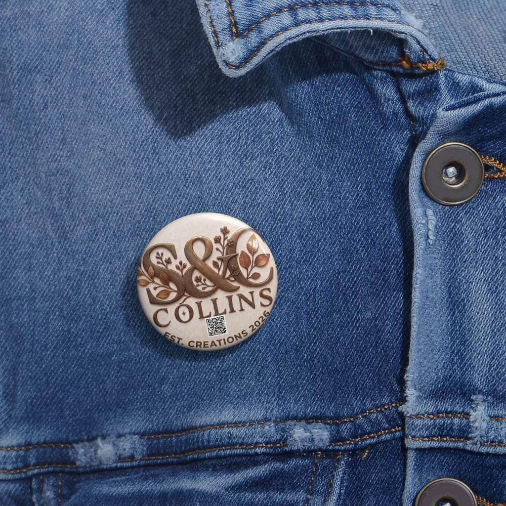 S&C Collins Logo Pin Button