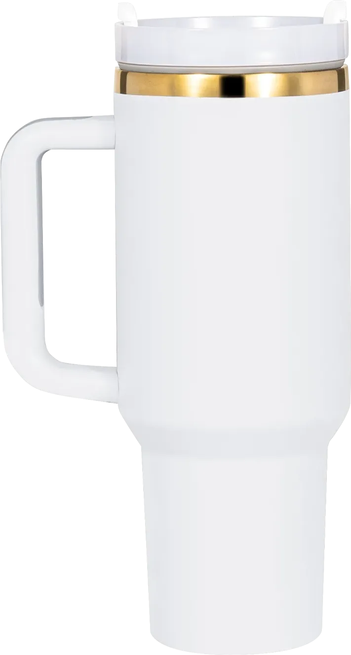 40oz Gold Ring Adventure Travel Tumbler